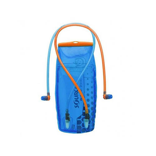 Mafate Poche à eau - Réservoir d'eau souple 1,5 L - S'adapte à tous les  sacs d'hydratation - Pour la pratique du running, trail, randonnée, marche  nordique, vélo - Bleu Accessoires Poche